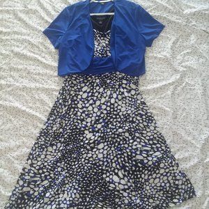 Perceptions Midi Dress With Jacket